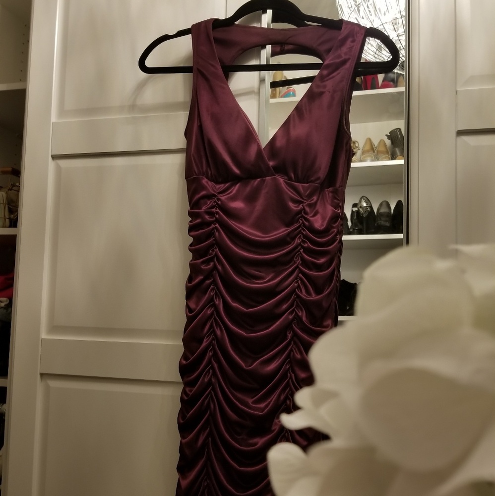 Rouched mini dress